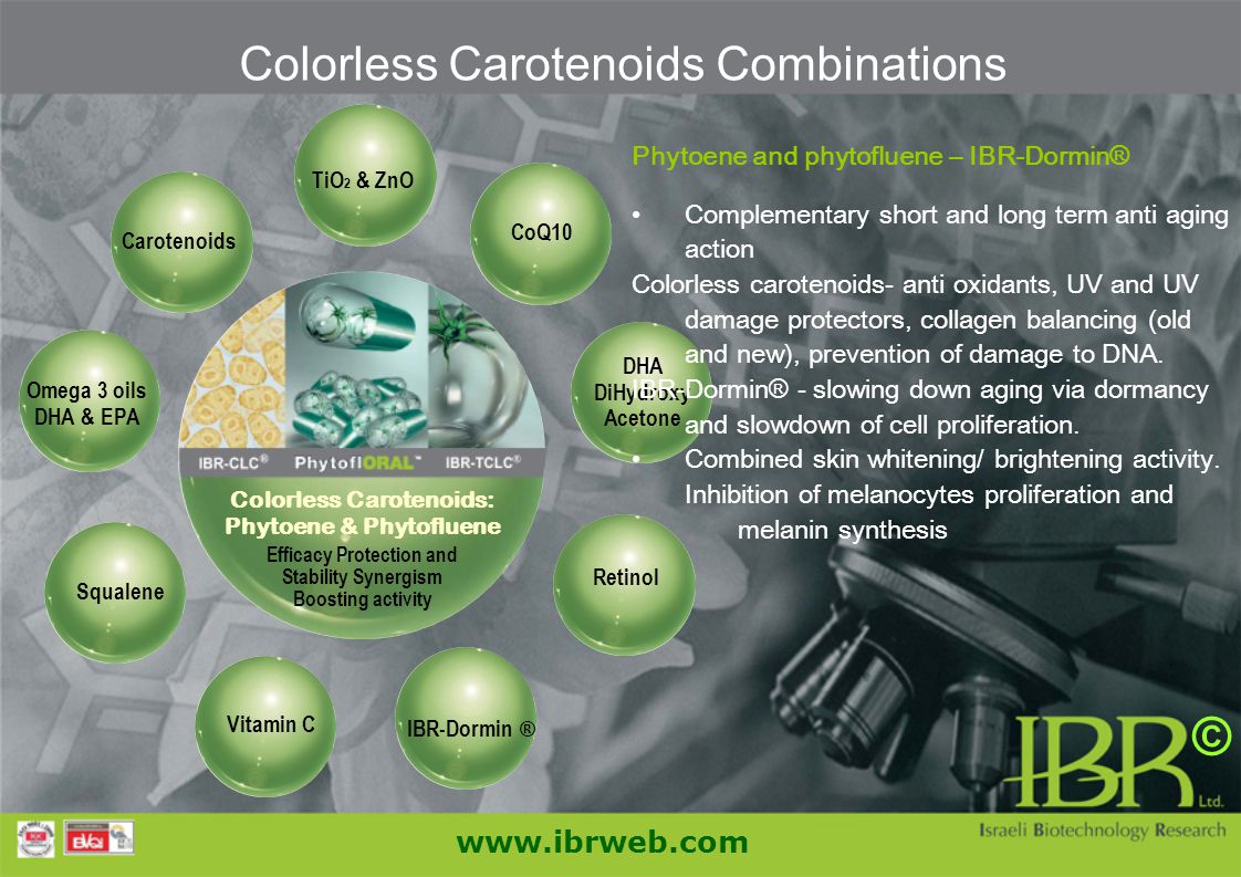 Colorless Carotenoids Phytoene Phytofluene Protection and Stability